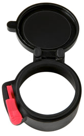 Ambidextrous silent hinges on Butler Creek scope cover